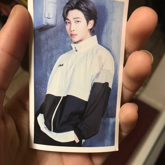complete 6  BTS RM LOMO CARDS and ot7 pin - Picture 7 of 11